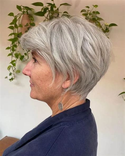 short white hair|short haircuts for women over 60.